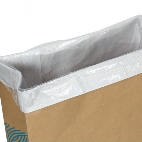 Сэндвич бэг с вкладышем желтая бумага белый пп 50х80см 141гр